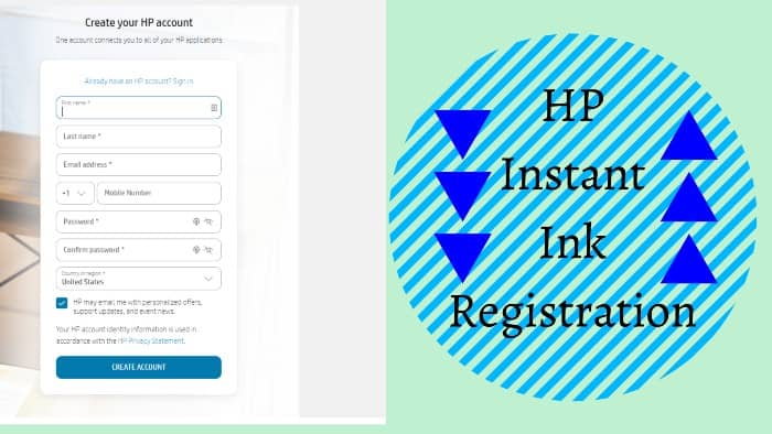 HP-Instant-Ink-Registration
